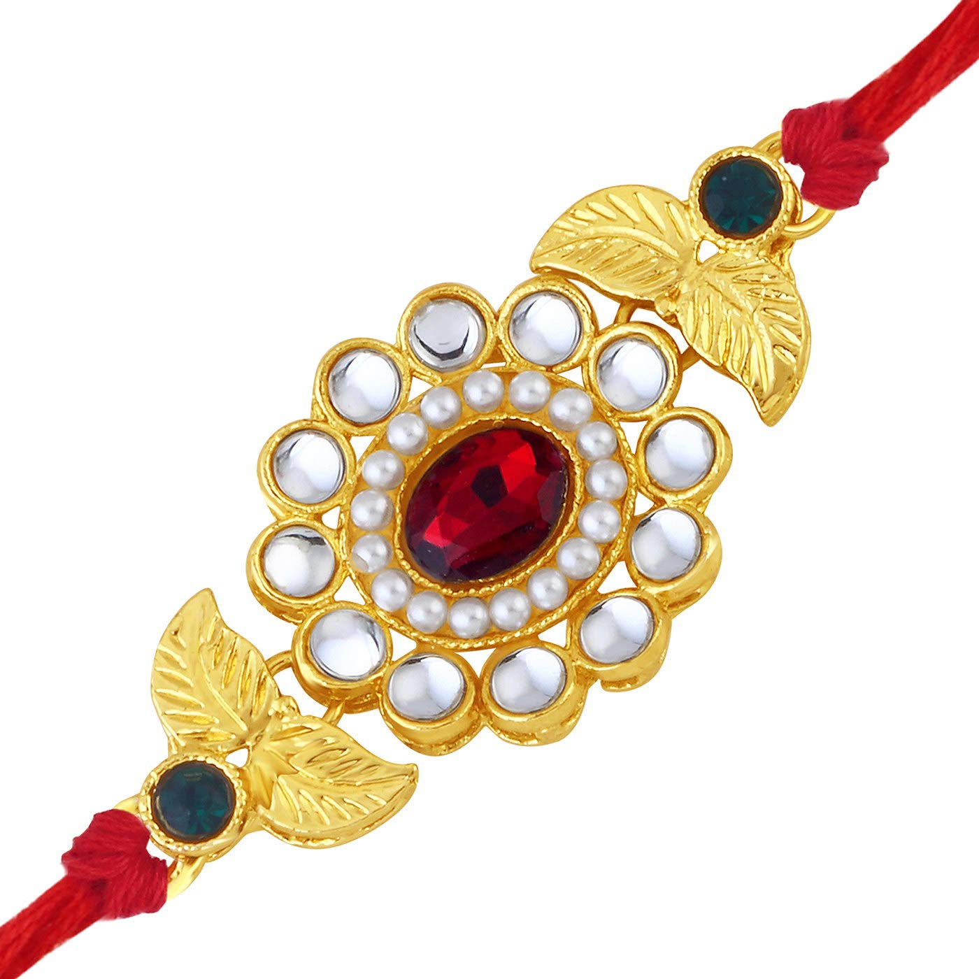 See full amazon price history chart for Sukkhi Rakhi Classic Kundan Designer Gold Plated Premium Rakhi for Brother With Roli Chawal & Greeting Card | Rakhi for Bhaiya | Rakhi for MEN | Kundan Rakhi | (RAK73418) Sukkhi Rakhi Classic Kundan Designer Gold Plated Premium Rakhi for Brother With Roli Chawal & Greeting Card | Rakhi for Bhaiya | Rakhi for MEN | Kundan Rakhi | (RAK73418) (B07FM5SDR2) Amazon Price History, Amazon Price Tracker