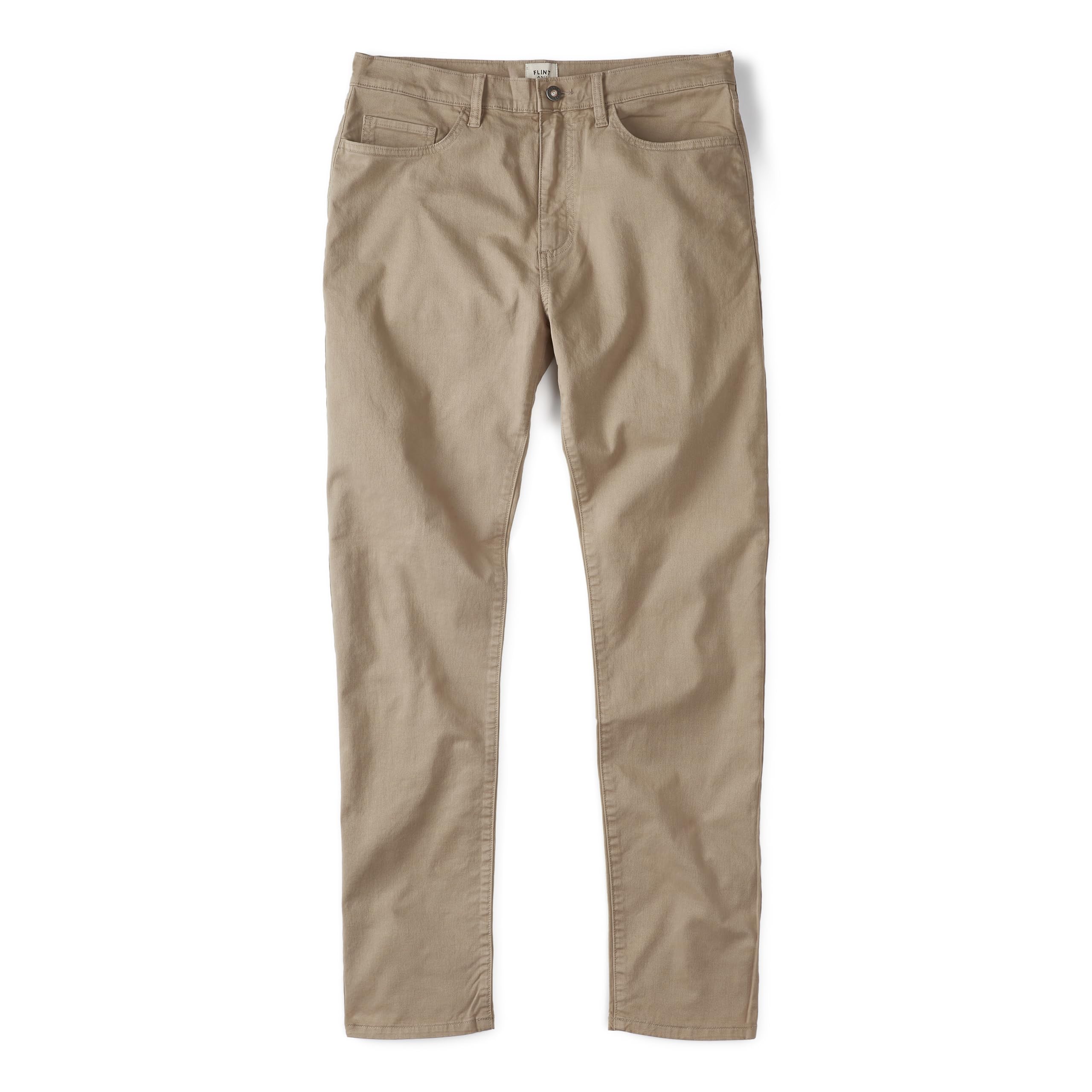 Huckberry Flint and Tinder Men's 365 Pant, Slim Fit, Khaki, Size 33 x 30