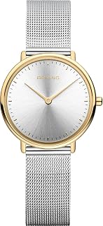 BERING Damen Uhr Quarz Movement - Max René Collection mit Edelstahl und Saphirglas 15729-010 - Wasserdicht: 3 ATM