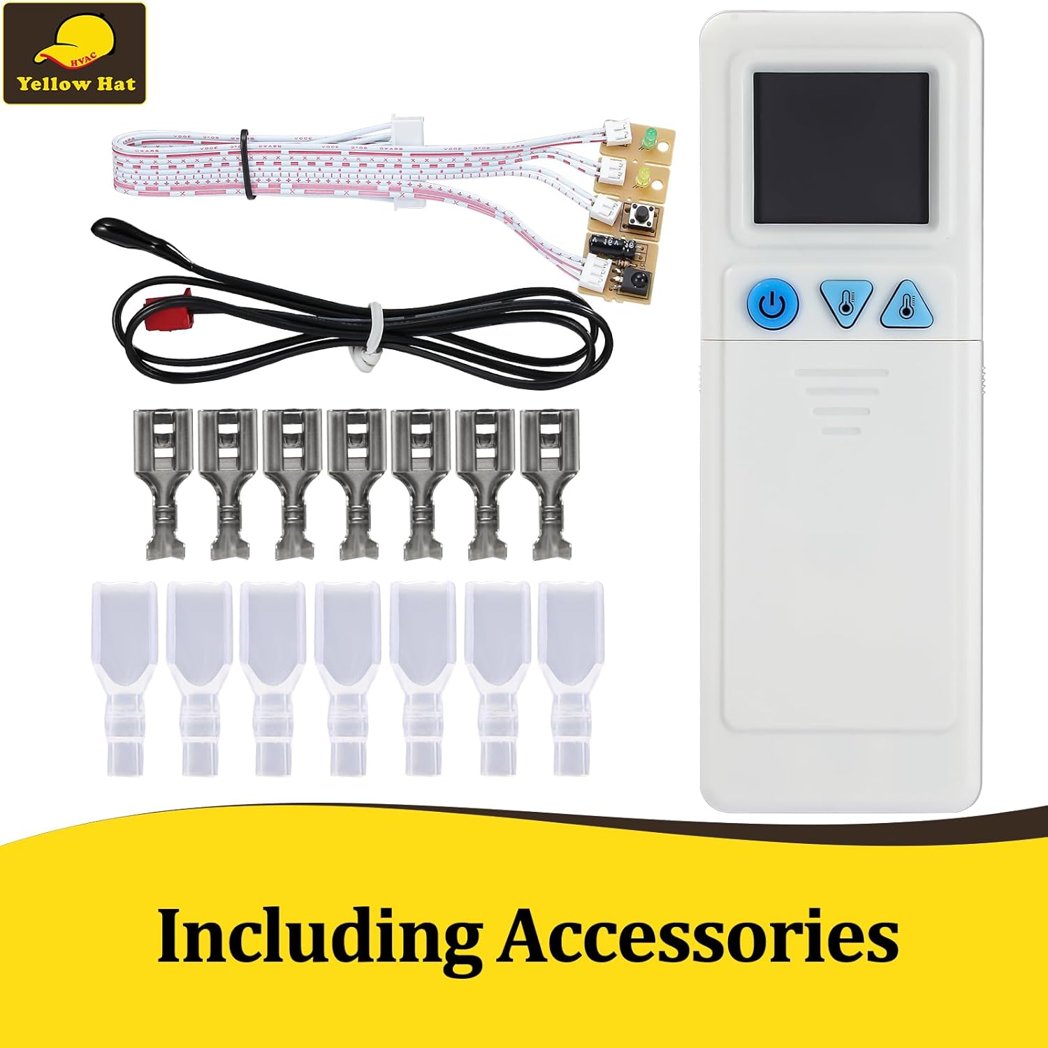 Universal AC Control System Board, Multifunctional Air Conditioner Control Panel Set, Control Panel Replacement with Accessories 110V-220V