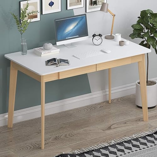 Miniatura 8 de ECACAD Escritorio para computadora con 2 cajones escritorio de oficina en casa de 39 pulgadas mesa de trabajo de estudio de escritura para