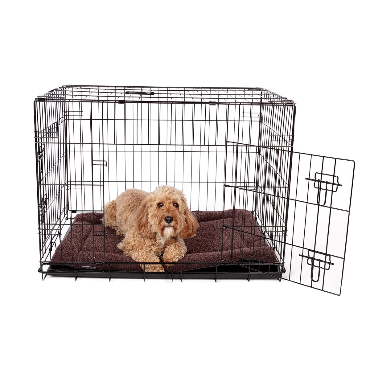 Danish Design Dog Crate Mattress - Sherpa Fleece, Ecoflex Recycled Filling - Mauve - Medium, M (Pack of 1) - Image 3
