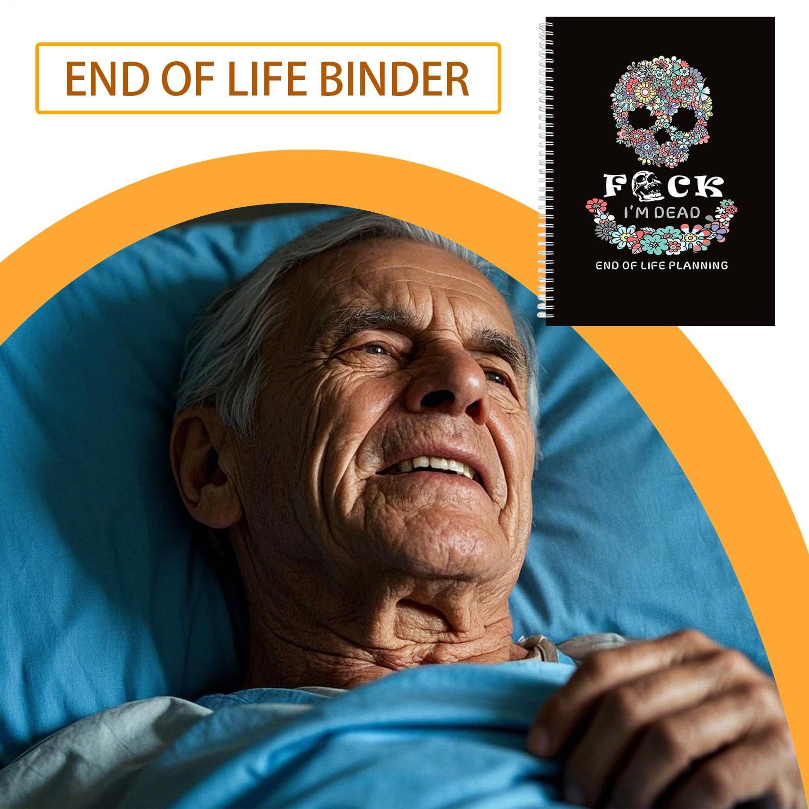 Planificateur De Fin De Vie – Carnet Organisateur D'arrangements Finaux – Bénéficiaire, Planification Funéraire, Préparation Des Derniers Vœux Et Testaments – Cuir PU A5 Avec Porte-stylo