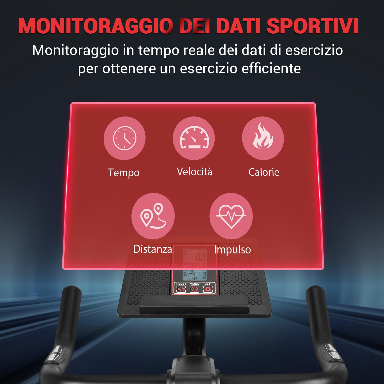 Cyclette da Casa, DMASUN Cyclette Professionali Hanno Una Resistenza Magnetica più Forte, cyclette più Silenziosa, più Confortevole e Sicurezza Stabile, Capacità 160 kg（Include Coprisella Cyclette）