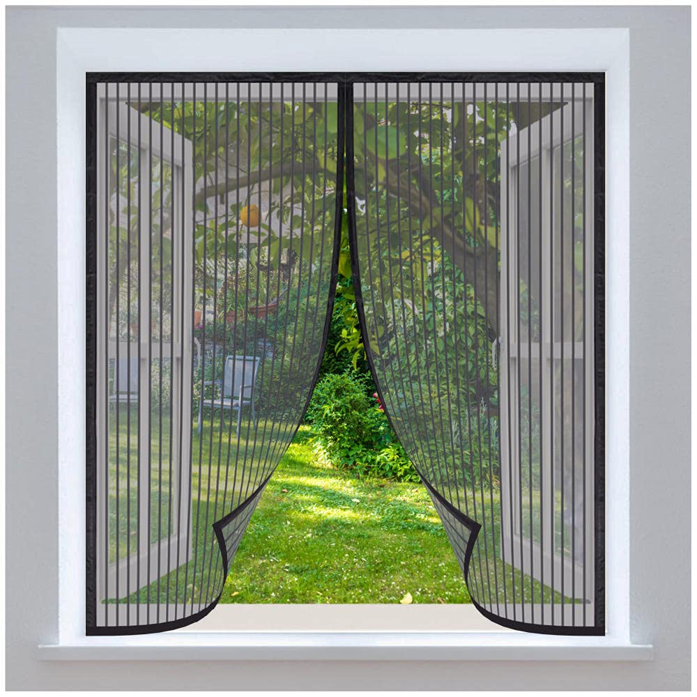Mosquitera ventana magnética de 120x120cm para eliminar mosquitos e insectos en tu hogar