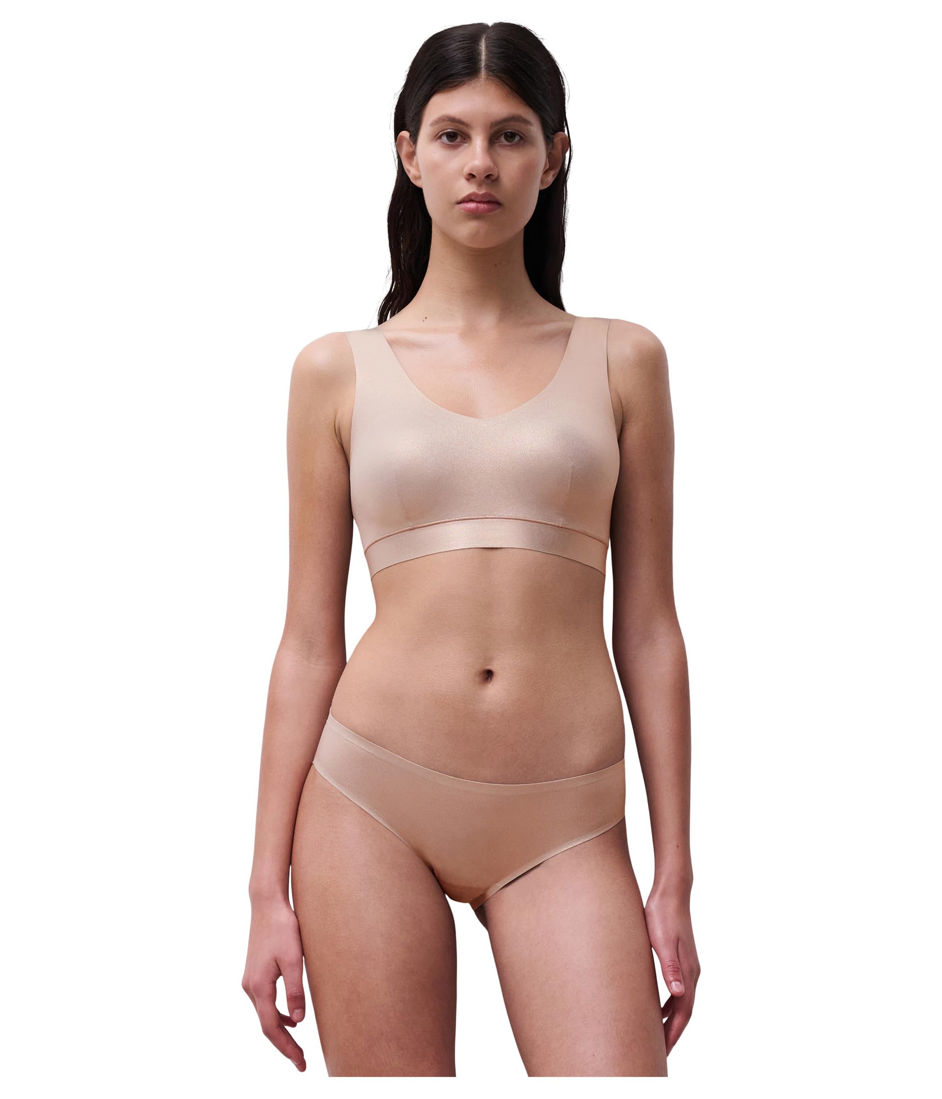Chantelle Women's Golden Glow Softstretch Brazilian Brief Beige One Size