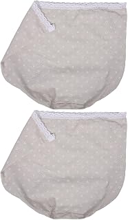 2pcs Daisy Fabric Laundry Basket Liner for 70l Wicker Basket