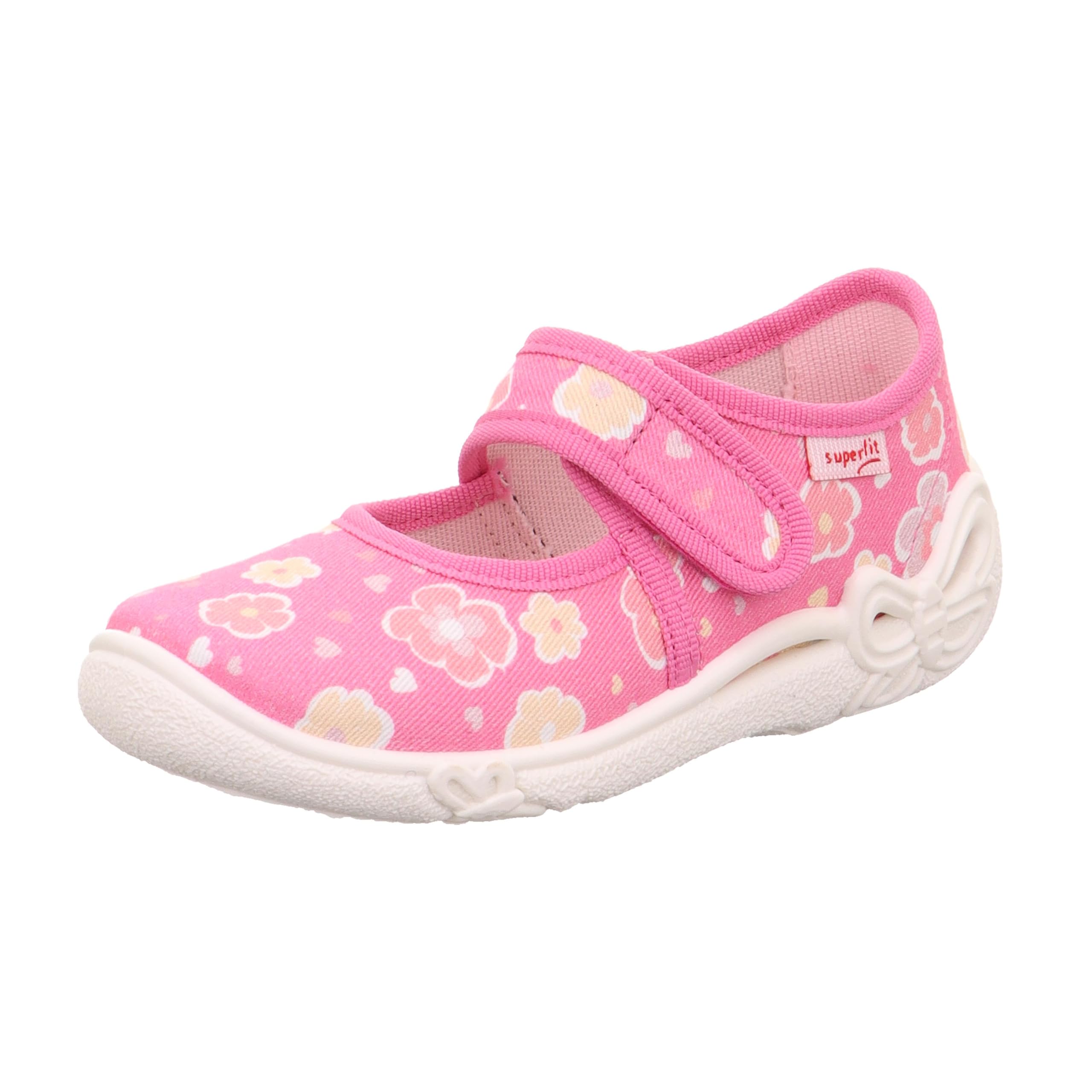 Superfit Girls' Belinda Flat Slippers, Pink Multicoloured 5530, 11 UK Child