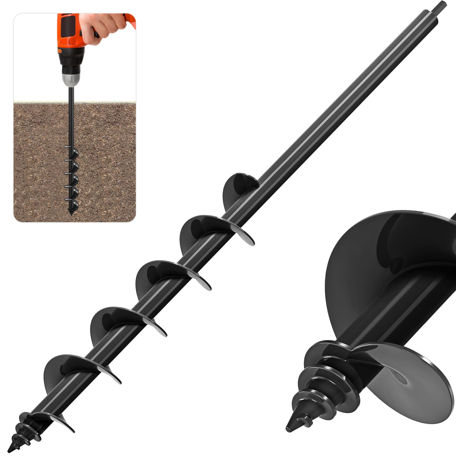 Insaga Auger Drill Bit - 32" Long Reach -11