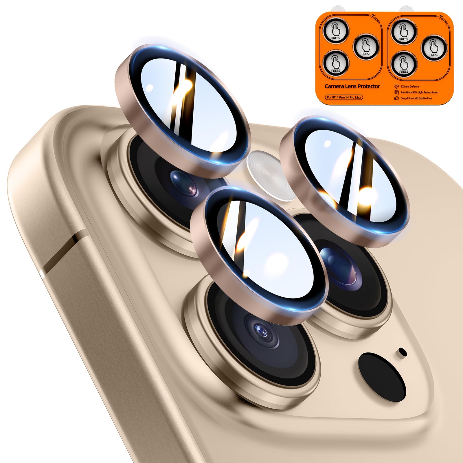 TOCOL Kameraschutz für iPhone Serie