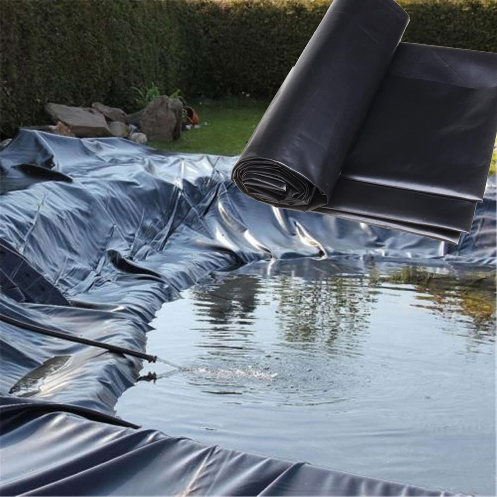 Amazon.com : ZYFA Fish Pond Liner Black Pond Skins Fish