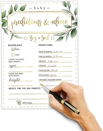 Miniatura 5 de All Ewired Up 50 Predicciones y tarjetas de asesoramiento para baby shower, juegos y actividades de baby shower (50)