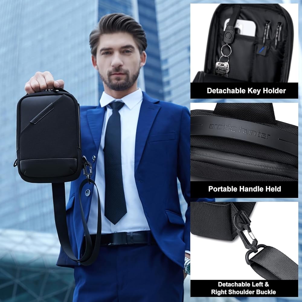 Arctic Hunter Sling Bag for Men Small Size 2.7L Turkey | Ubuy
