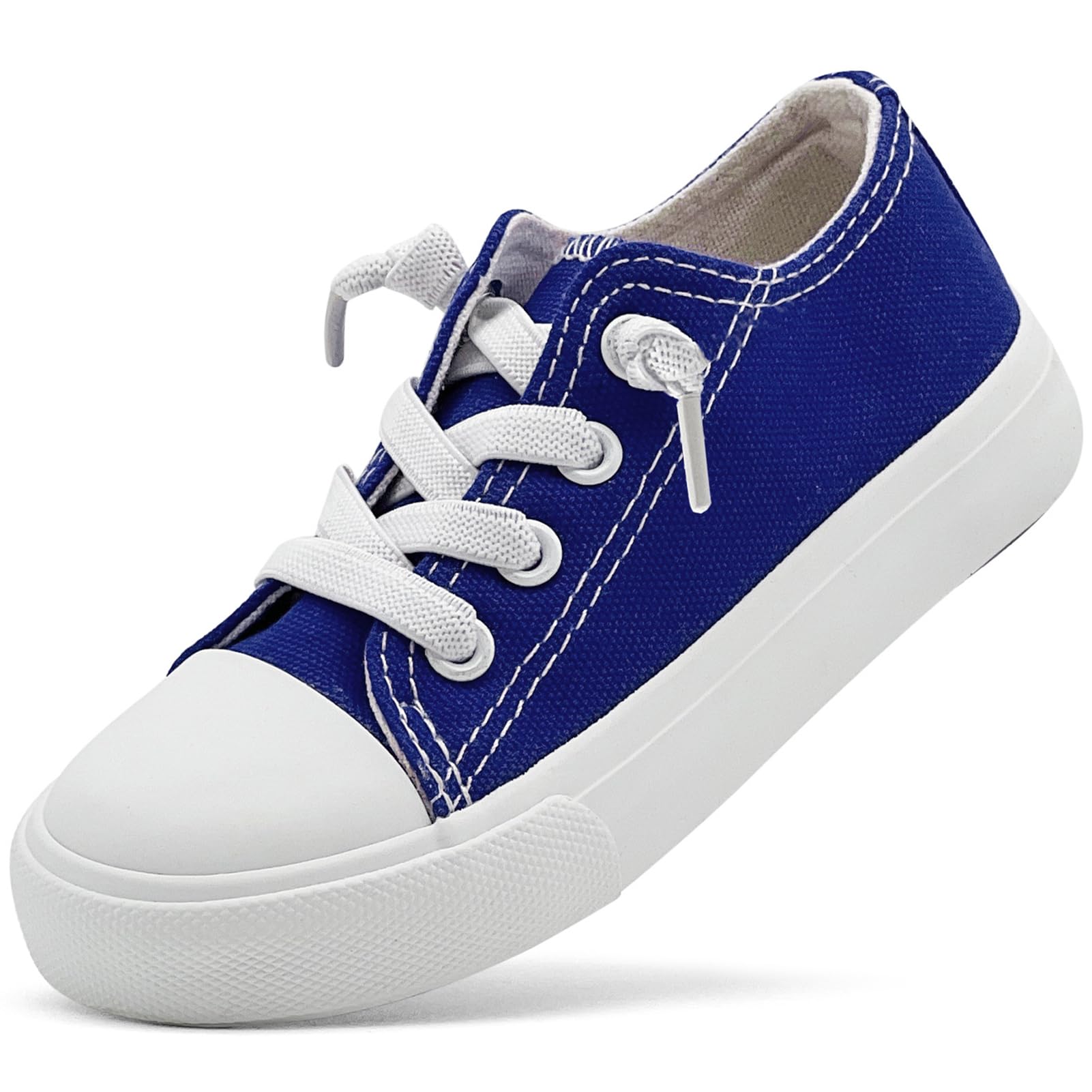 Duovodu Kinder Turnschuhe Jungen Segeltuchschuhe Mädchen Canvas Sneaker Unisex Freizeitschuhe Klassische Verstellbare Riemen Sportschuhe