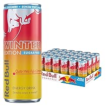Red Bull Energy Drink, Gusto Mela Fuji e Zenzero, 250 ml (24 Lattine)