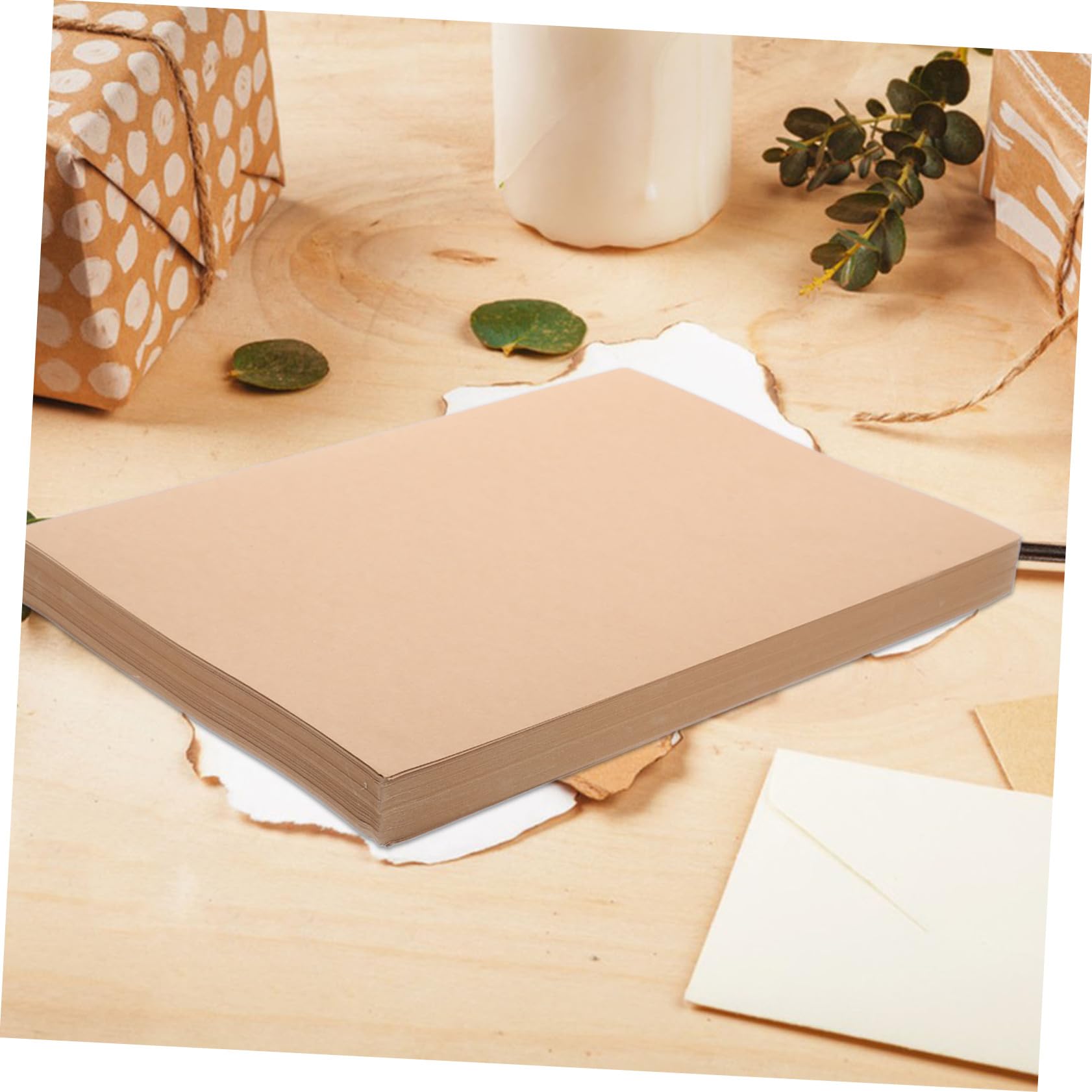 Braunes Kraftpapierkartenpapier 100 Blatt 180g/m² für Selbstgemacht Karten
