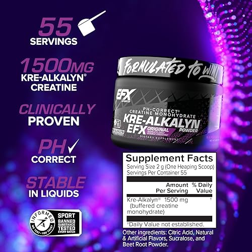 Vista 86 de EFX Sports Polvos Kre-Alkalyn