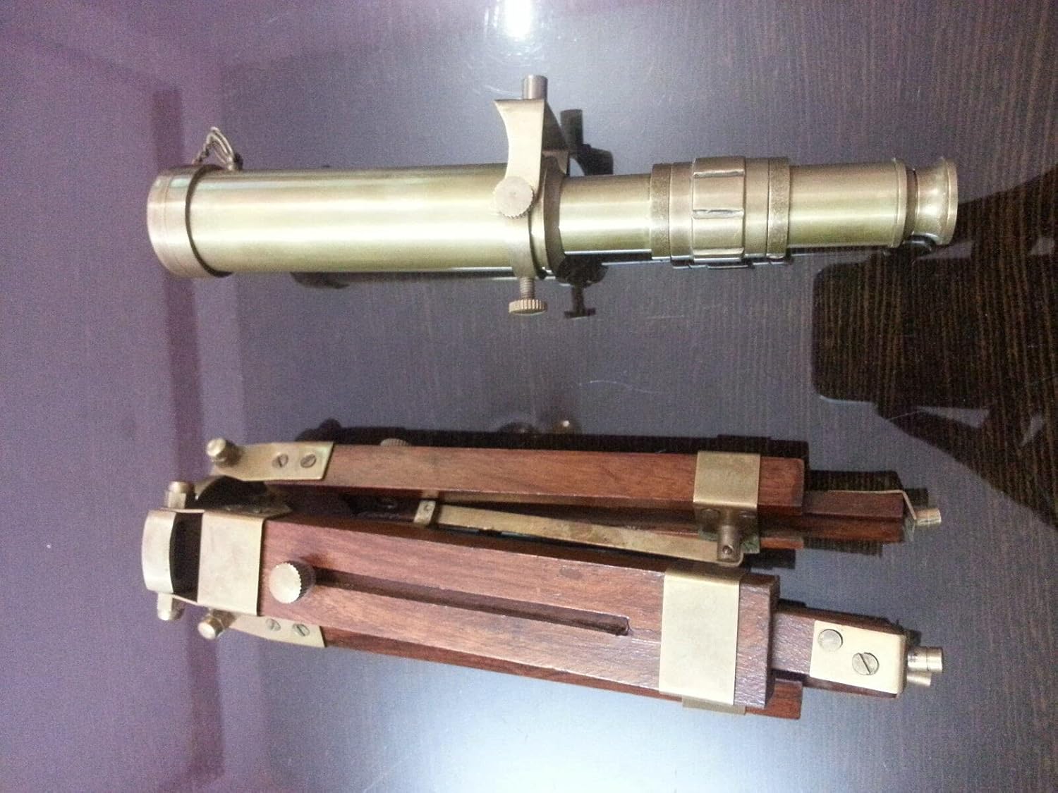 Nautical Antique Telescope with Tripod Stand Vintage Working Spyglass Marine 10"