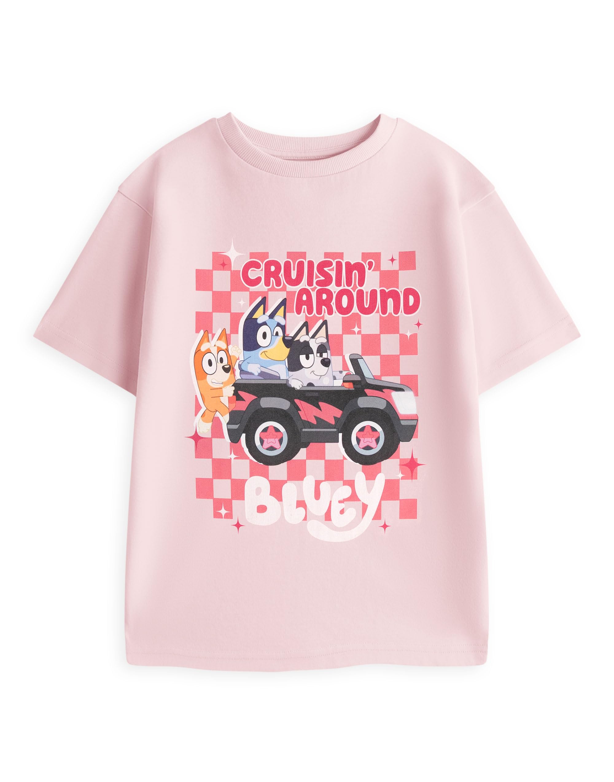 Bluey (2-3 Years) Short Sleeved T-Shirt (Girls Pink)