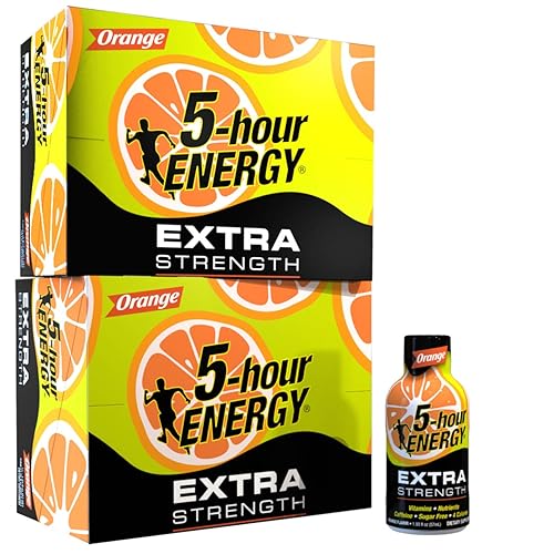 Miniatura 1 de 5-hour ENERGY Shot, naranja extra fuerte, 1.93 onzas, 24 unidades