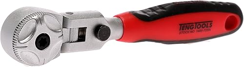Teng Tools Trinquete de cabeza flexible de 72 dientes de 14 pulgada -1400-72SN