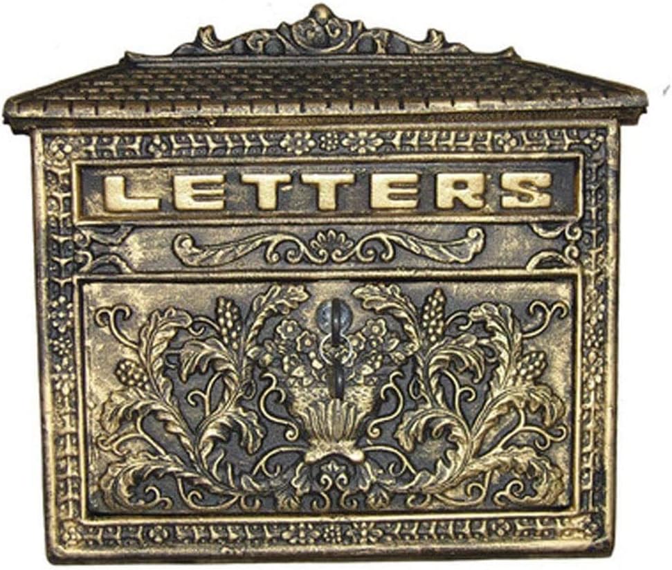 HBJWOV Wall Mounted Galvanized Steel Coated Powder Coated Mailbox