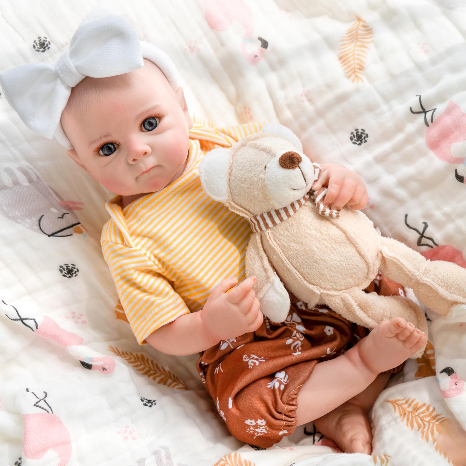 【リボーンドール】 FELÍCIA Amazon.com: Jirachi Lifelike Reborn Baby Dolls, Real Life Full
