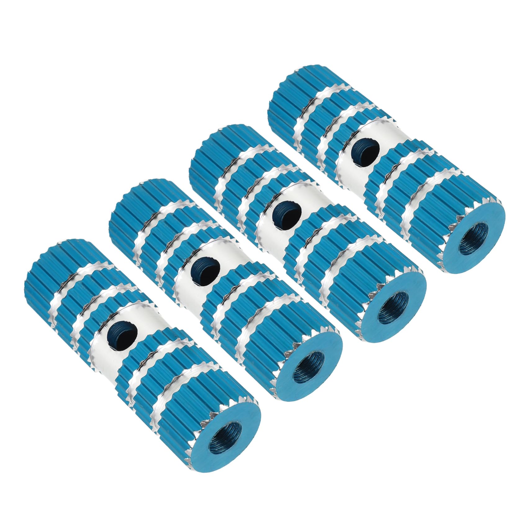 DINHEAROM 2pair Aluminum Alloy Cylinder Pedals for Mountain Foot Pegs Easy Install Axle Fit for Durable Bike Accessories for