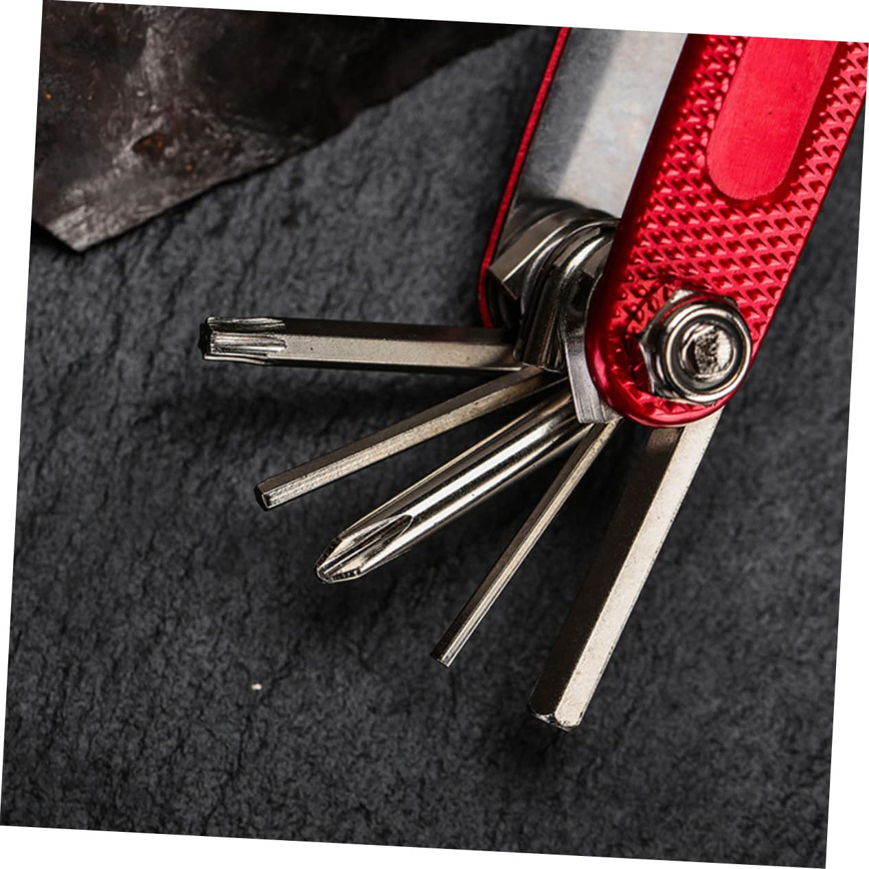 SUPVOX 7 Pezzi di Riparazione Bici Bicicletta Pieghevole Biciclette Pieghevoli Bici Pieghevole Accessorio Bici Attrezzo Pieghevole Riparazione Biciclette Kit Presa Durevole
