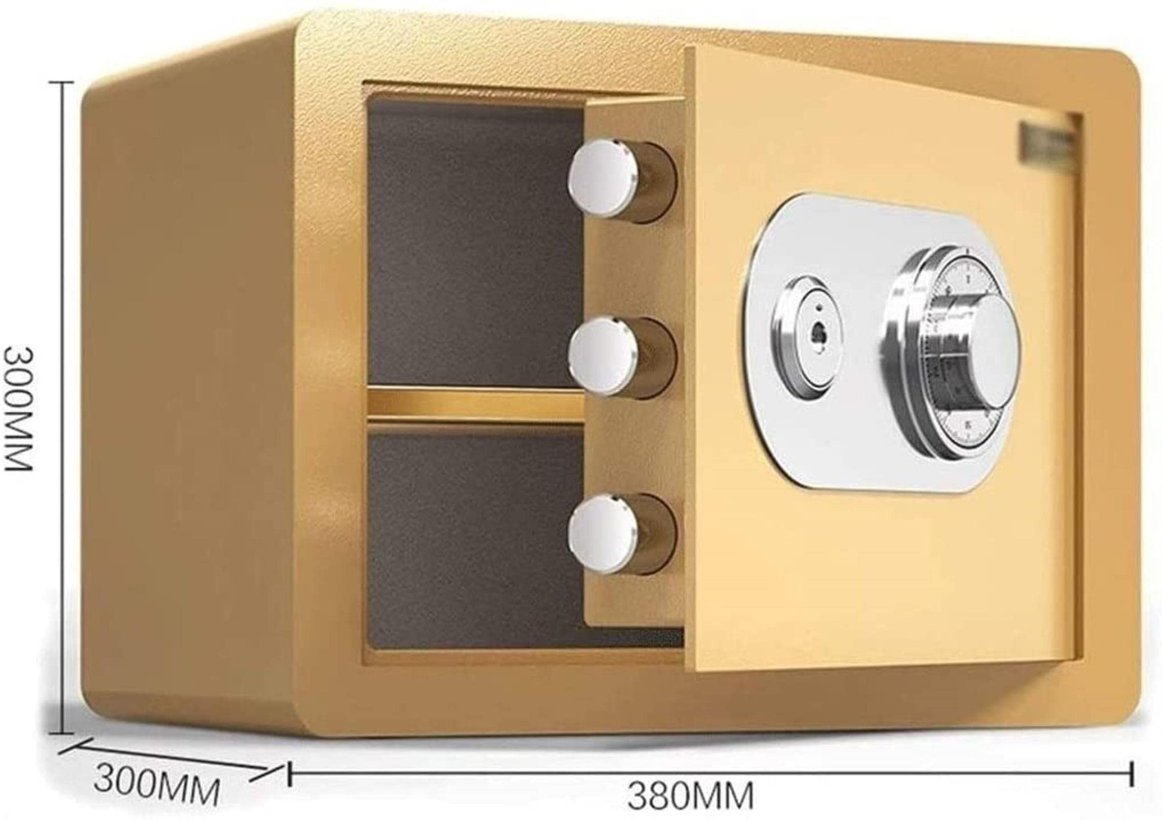 RLKHXBS Mechanical Password Storage with Key Invisible Password Safe Office All-Steel Anti-Theft Safe smart Home Safe