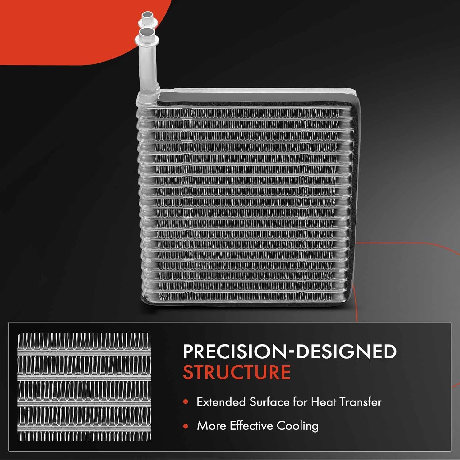 A-Premium A/C Evaporator Core Compatible with Jeep KK Series Liberty 2012, Replace# 68142406AC