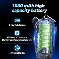 Vista 3 de Auriculares Bluetooth para casco de motocicleta, alta calidad de sonido, auriculares deportivos impermeables, altavoces manos libres, control