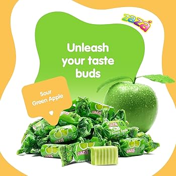 Amazon.com : Sour Green Apple Chewy Candy Bulk Pack for