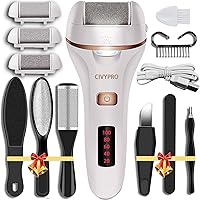 Vista 1 de Removedor de callos eléctrico para pies, limpiador de pies de largo tiempo de servicio, limas de pie electrónicas recargables, herramientas