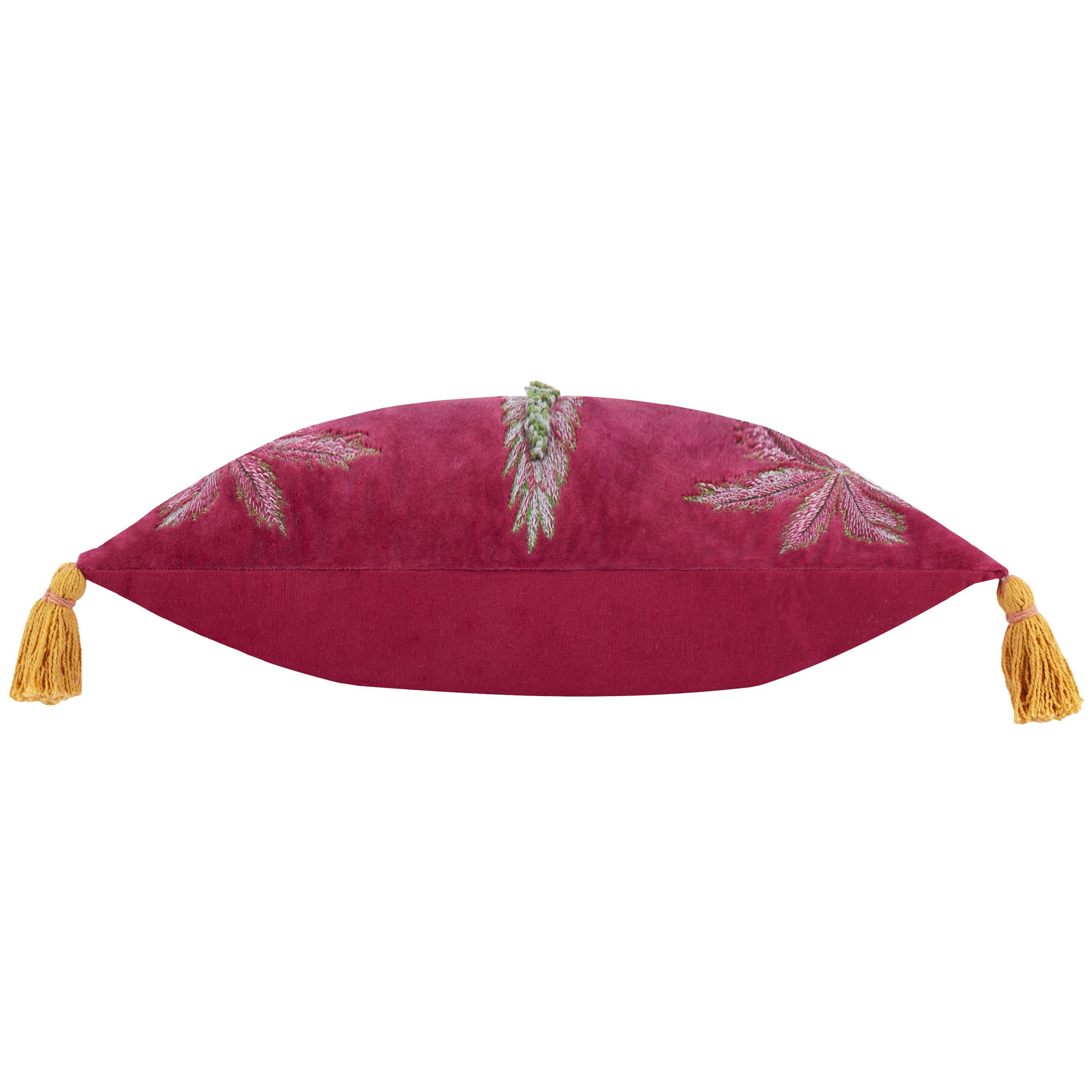 furn. Fodera per cuscino in velluto ricamato Wylder Tropics Kalahari - Multicolore - 30x50 cm