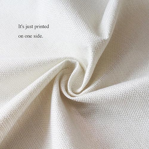 Miniatura 3 de Funda de almohada decorativa rectangular de lino y algodón con diseño de calabazas azules con estampado de tinta, para el día de Acción de Gracias,