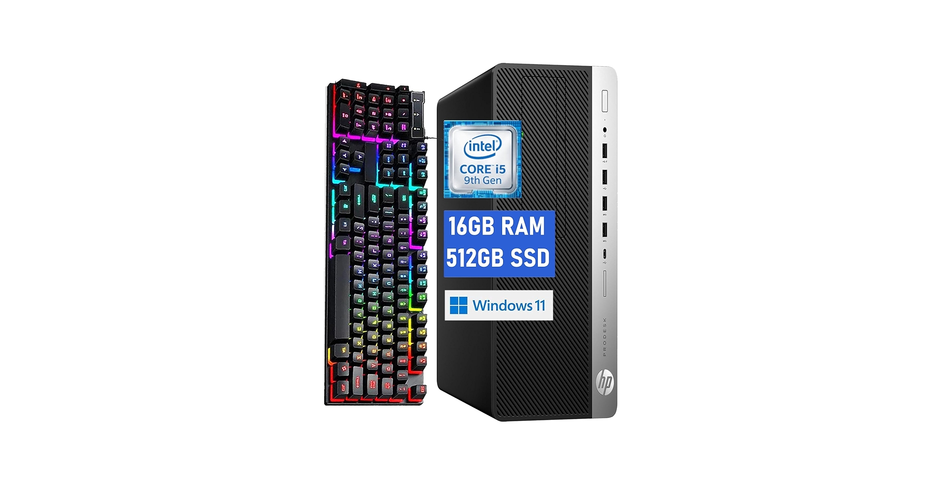 HP 600G5 9世代 i3 16G 512G 1920x1080 FHD Amazon.com: HP ProDesk 600G5 SFF Desktop Computer PC, 600G5