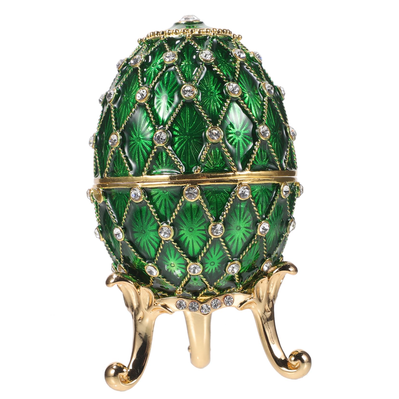 Boîte à bijoux œuf porte-bijoux décoratif de rangement