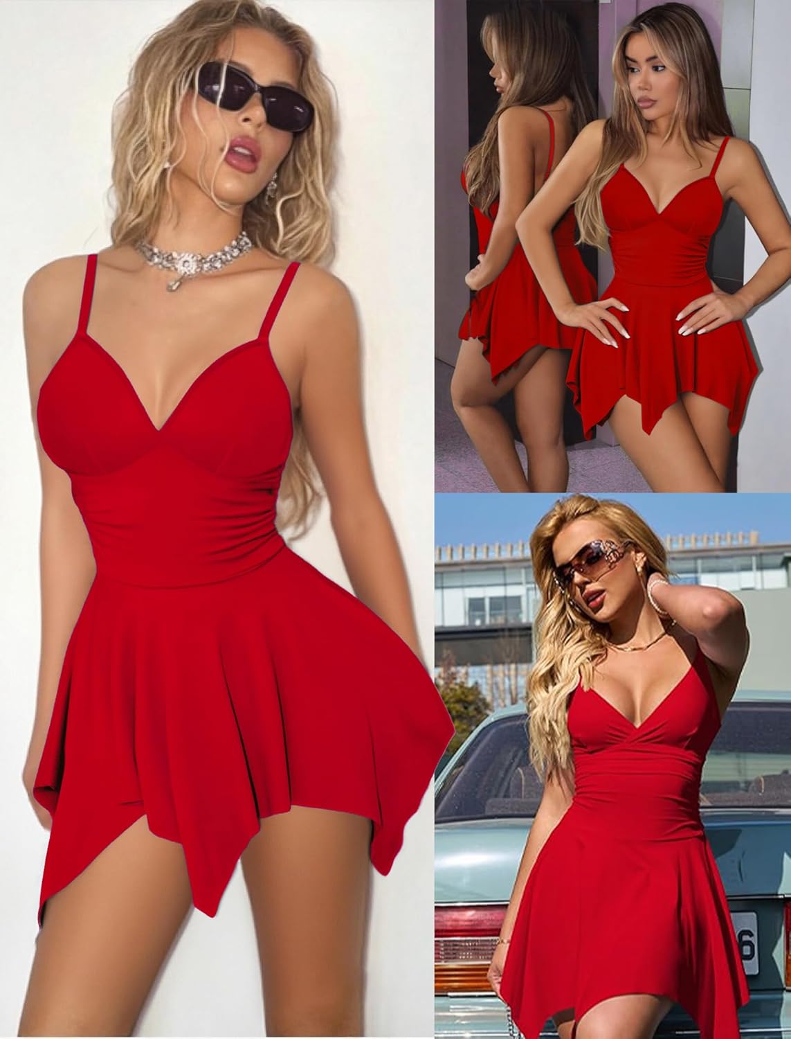 Avidlove Lingerie for Women Sexy Nightgowns Women Sleepwear Nightwear Chemise V-Neck Babydoll Nightie S-XXL - Image 2