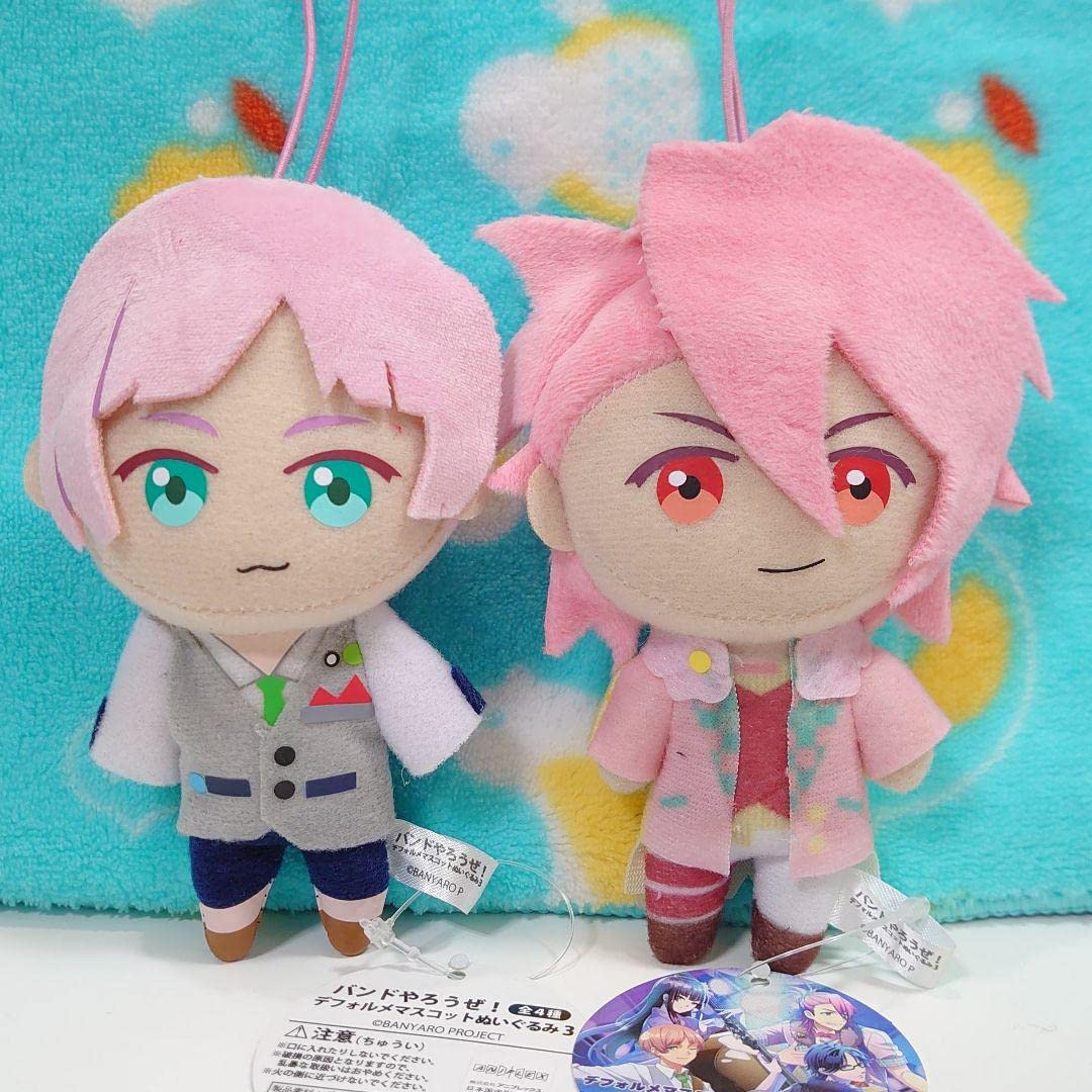 新品 送料込 バンやろ デフォルメ マスコットぬいぐるみ 4種類セット バンドやろうぜ！ デフォルメマスコットぬいぐるみ 4種セット
