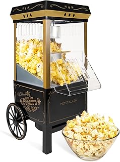 Nostalgia Vintage Hot-Air Popcorn Maker Machine - Makes U...