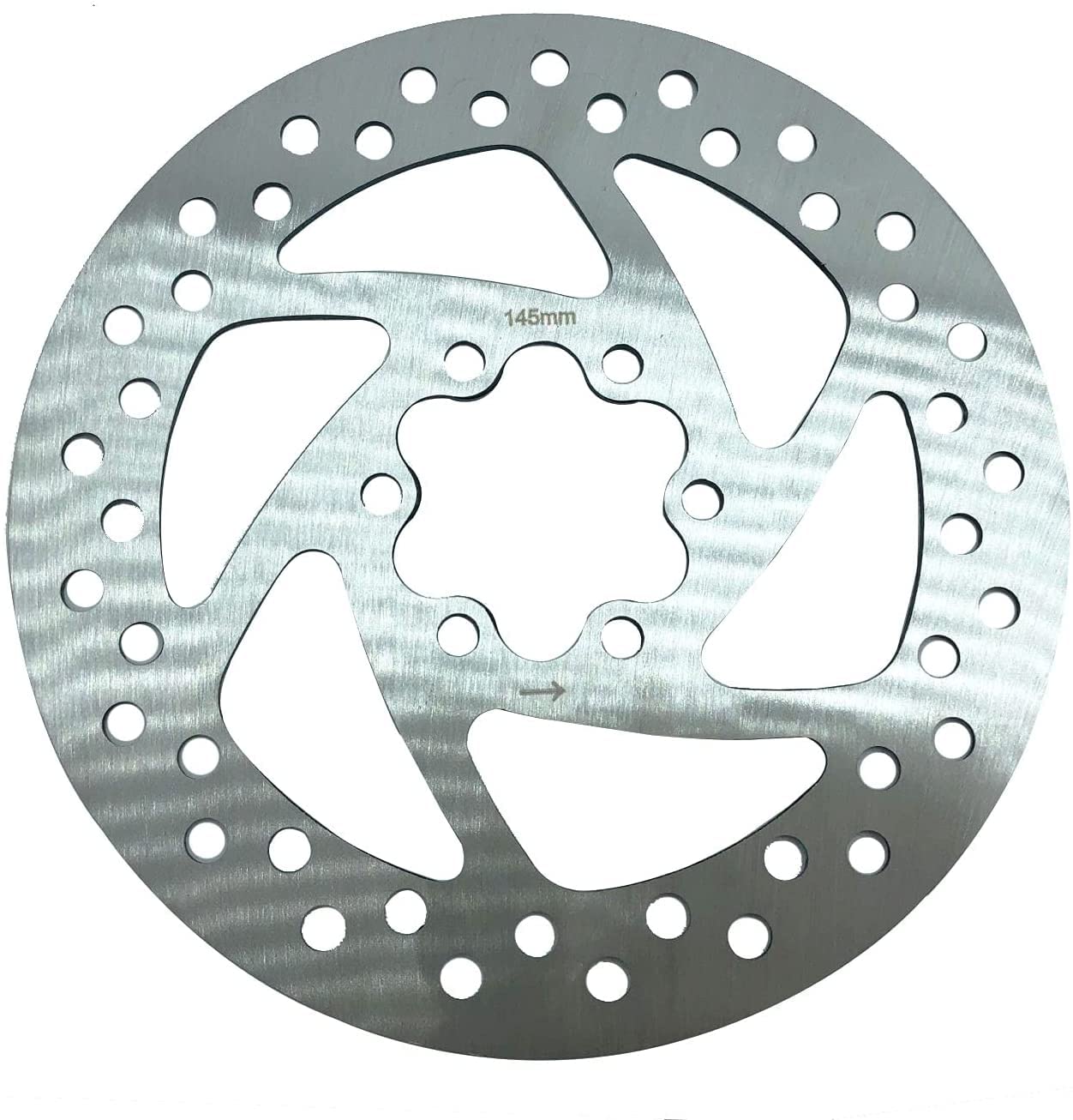 SPEDWHEL 145MM Colorful Disc Brake for Kaabo Wolf Warrior Electric Scooter Brake Disc Skateboard Spare Parts (145mm Silver)