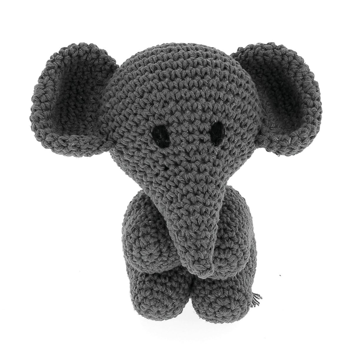 Hoooked Grey Shades Diy Crochet Set Elephant Eco Barbante Lava