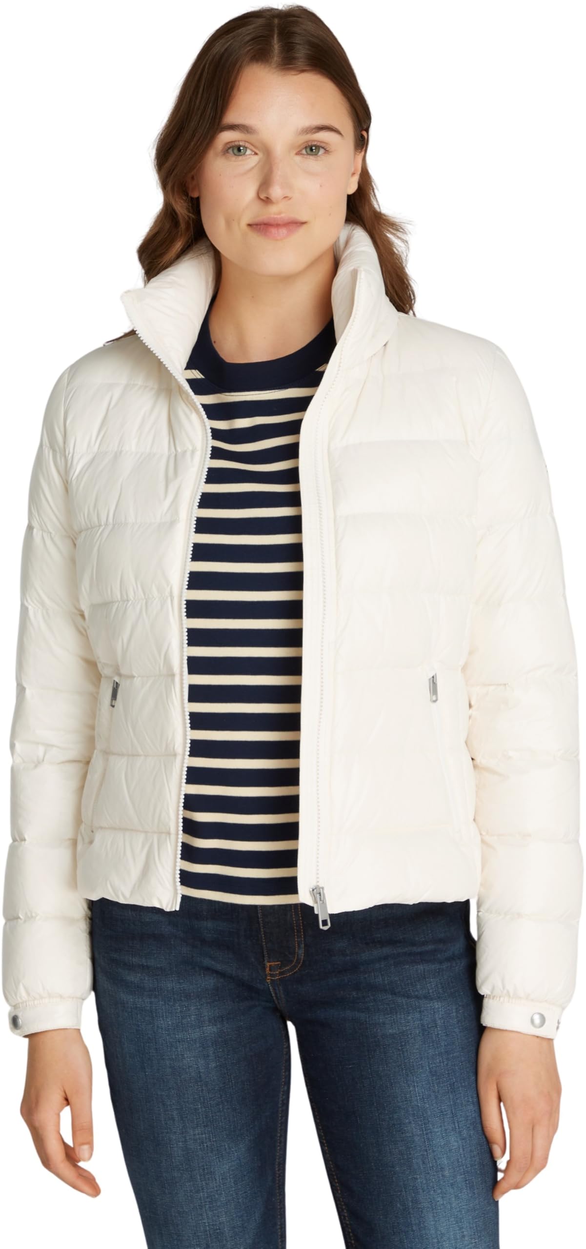 Tommy Hilfiger Damen Steppjacke Down Feminine Gloss Leicht