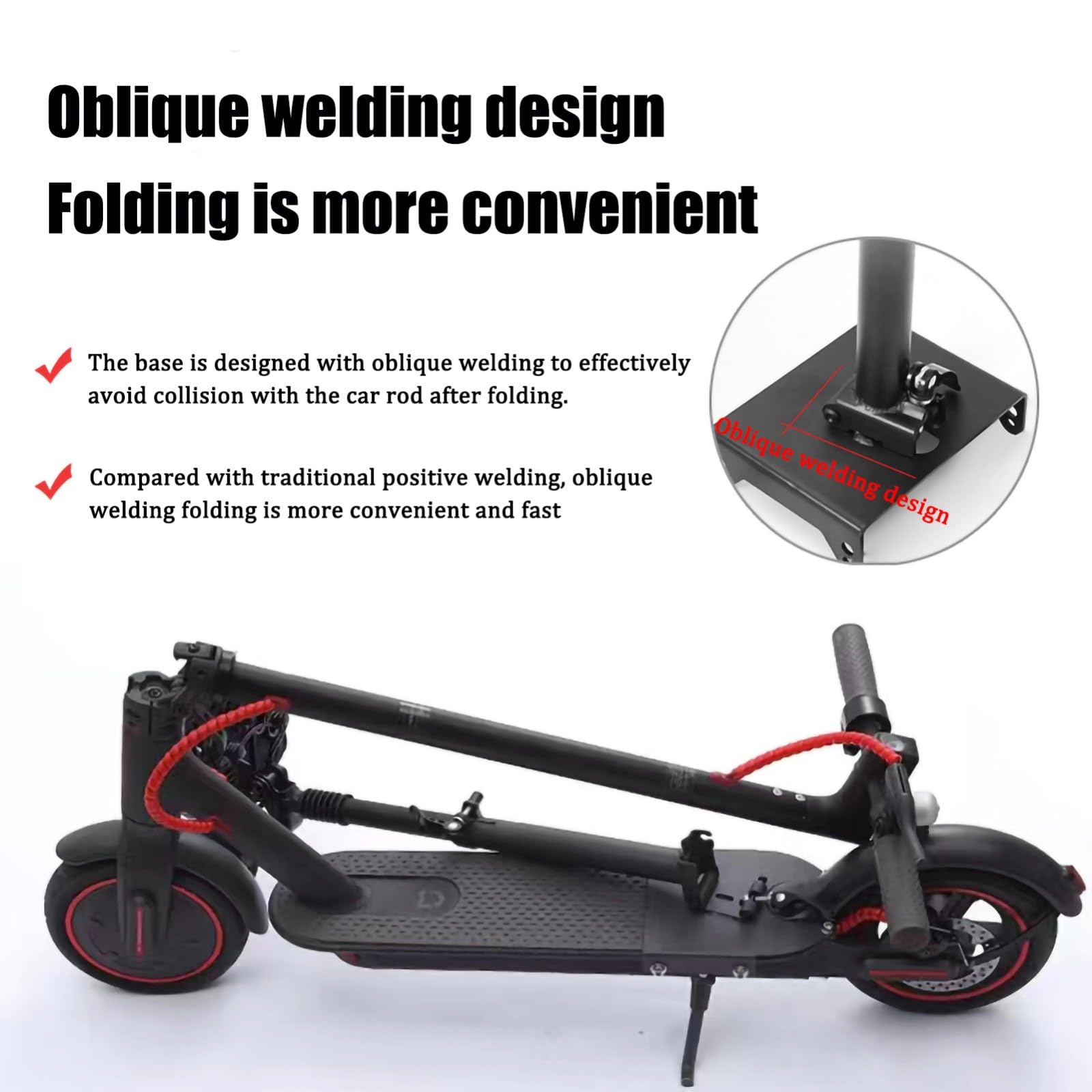 Siège de Trottinette Électrique pour Ninebot E2/E2Plus, Siège de Scooter Chocs/Doux/Respirant, Selle Réglable 48-68CM/Capacité de Poids 100KG, Accessoires pour Trottinettes Vlectrique