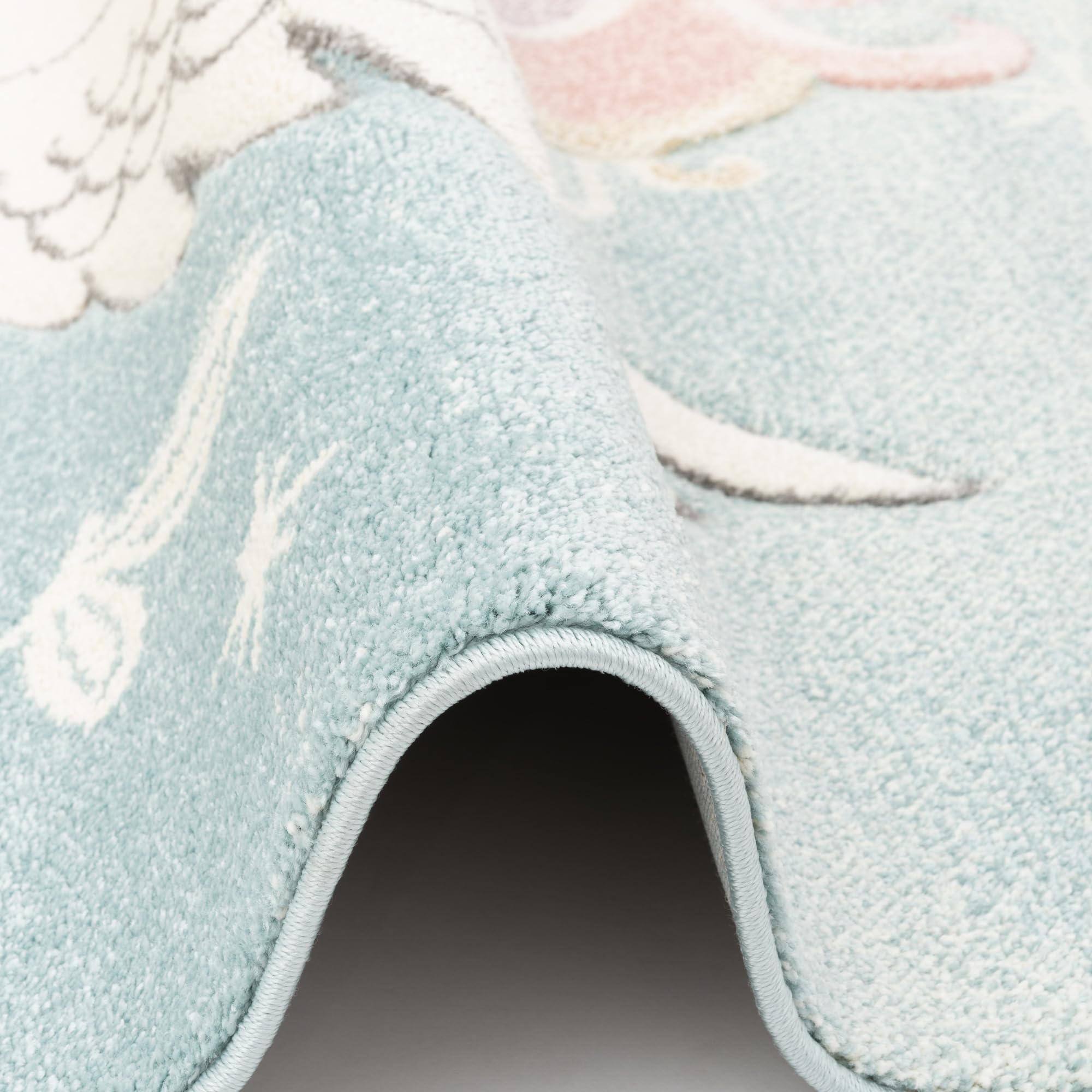 Pergamon Kinder Teppich Maui Kids Pastell Einhorn Bunt in 5 Größen