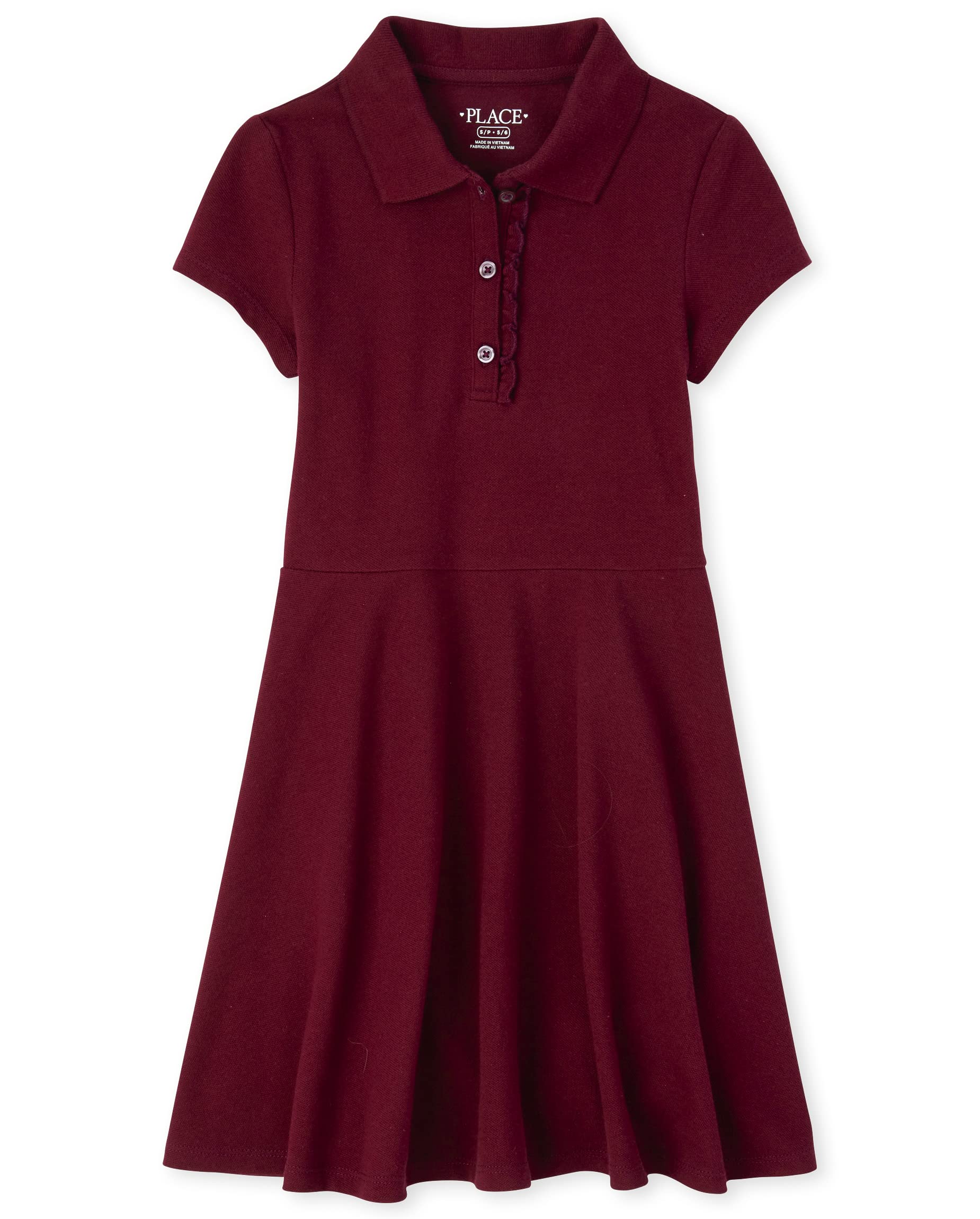 The Children's Place Girls' Pique Polo Dress