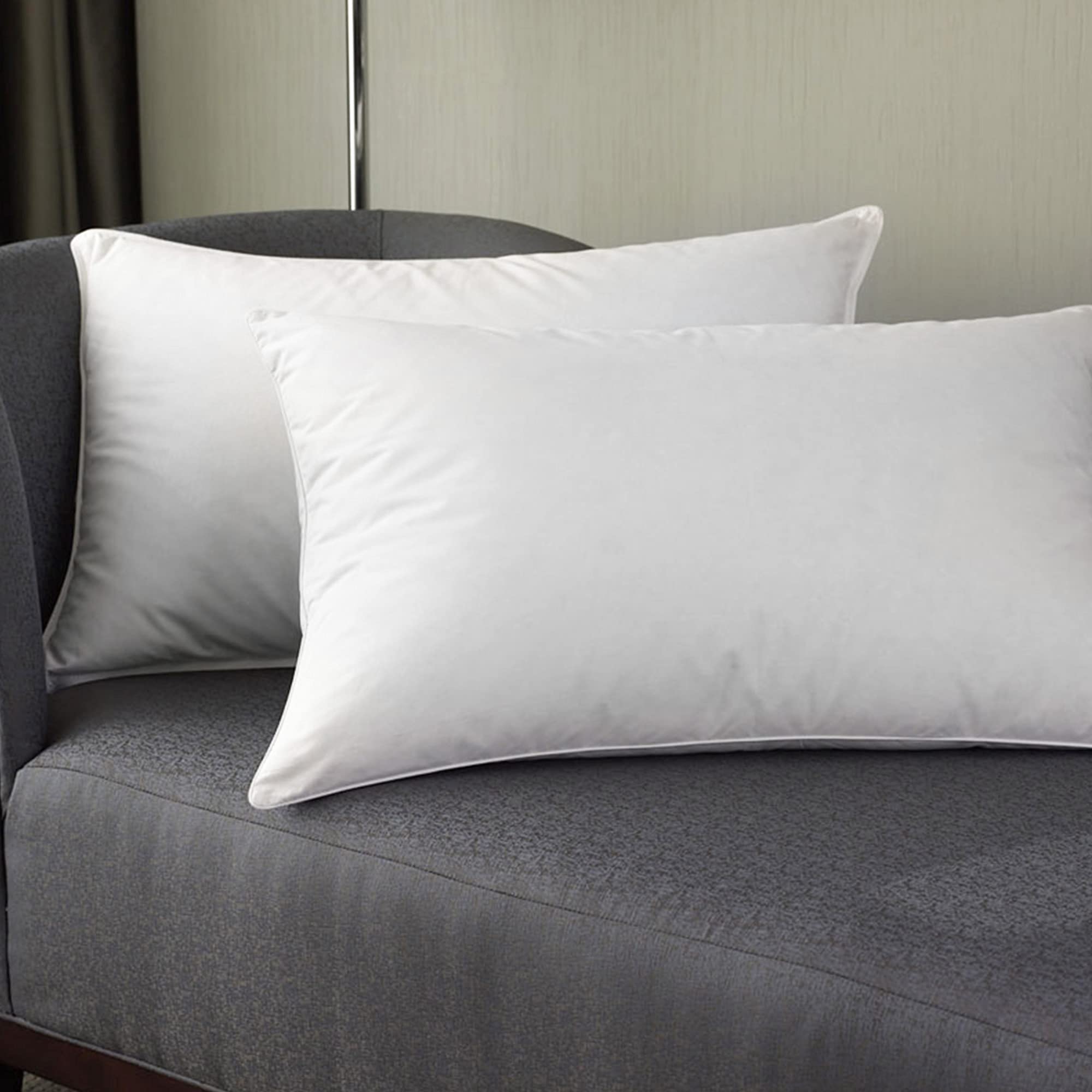 Story@Home White Pillow Set of 2 Sleepwell | 40 x 60 cm Neck Pillow | Plain Pattern Microfibre Bed Pillow with Pillow Cover | 100 GSM Hypoallergenic Pillow (B07FQCG1LP) Amazon Price History, Amazon Price Tracker