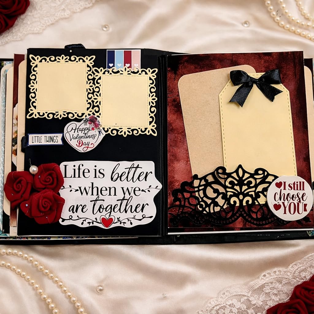 Valentine's Day Scrapbook - Handmade Gift -2