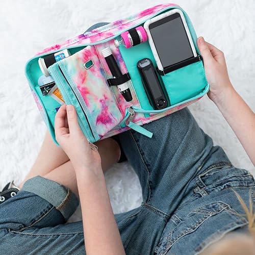 Miniatura 5 de Estuche de suministro Omnipod. Bolsa de suministro para diabetes hecha exclusivamente para el Omnipod 5, Omnipod Dash o Omnipod PDM. Se adapta a